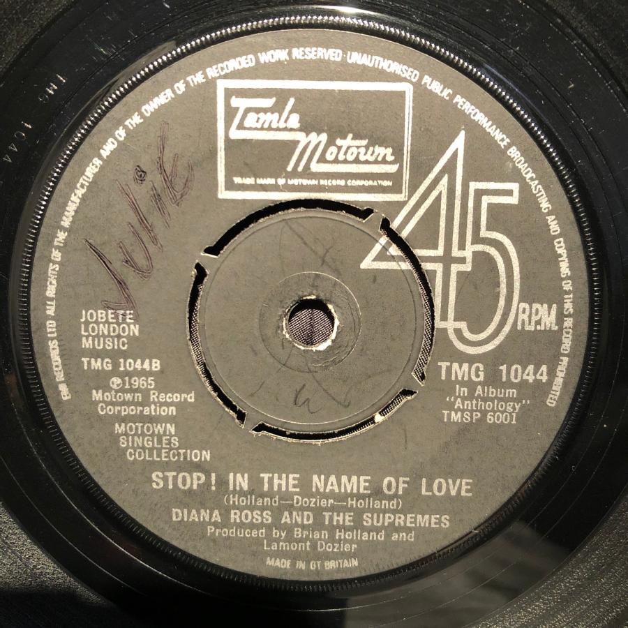 Diana Ross And The Supremes / Baby Love Stop! In Name Of 7inch Tamla ...