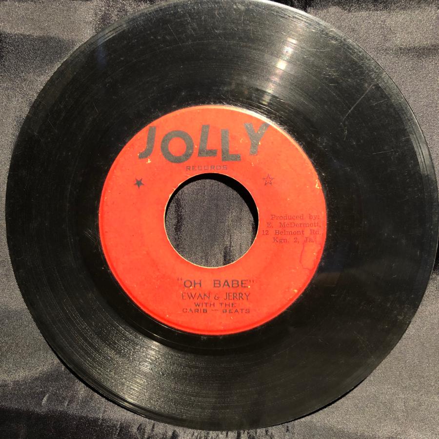 Ewan & Jerry With The Carib Beats / Oh Babe Dance Me 7inch Jolly