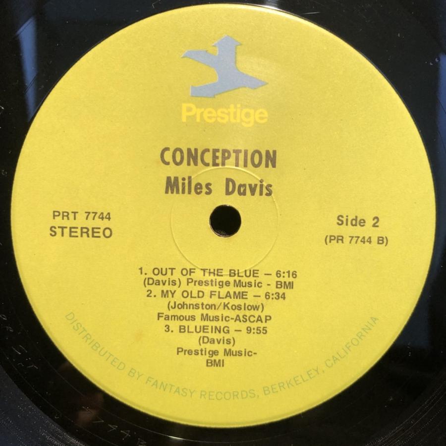 Miles Davis / Conception LP Prestige : tatsuda records - 通販
