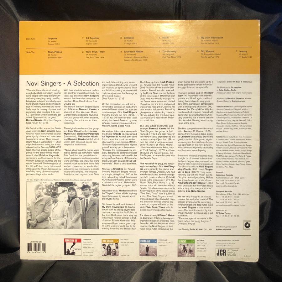 Novi Singers / Vocal Jazz From Poland 1965-75 LP Jazzanova Compost 