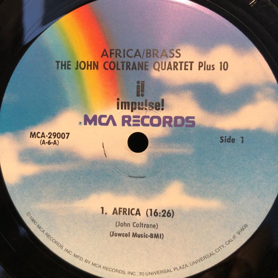 The John Coltrane Quartet / Africa Brass LP MCA Records : tatsuda