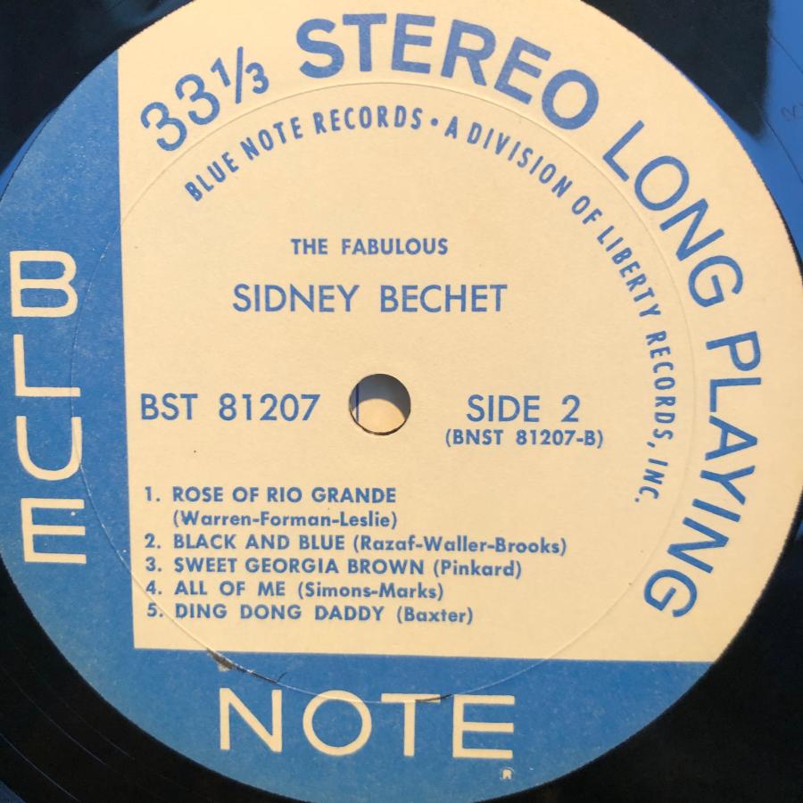 Sidney Bechet / The Fabulous LP Blue Note : tatsuda records - 通販