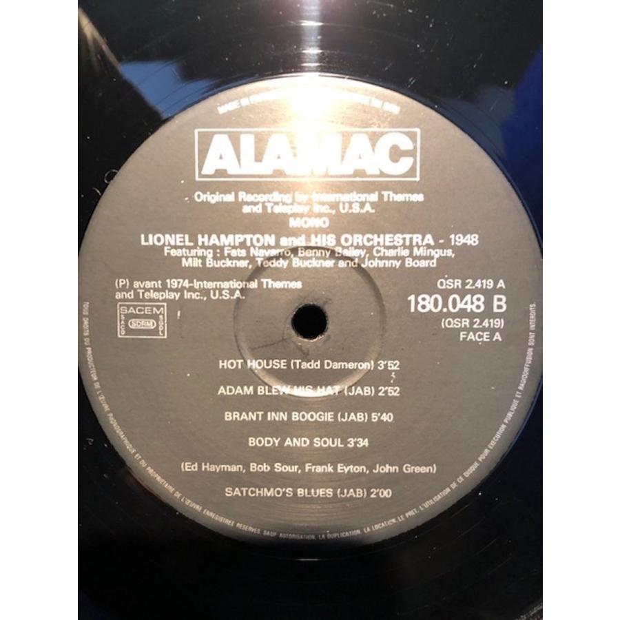 LIONEL HAMPTON & his orchestra 1948 LP ALAMAC : tatsuda records - 通販 ...