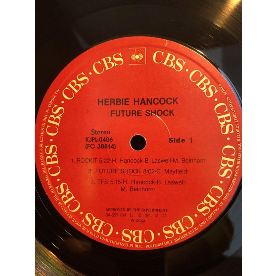 HERBIE HANCOCK / FUTURE SHOCK LP CBS RECORDS｜tatsureco｜03