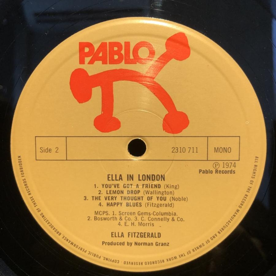 Ella Fitzgerald / In London LP Pablo Records : tatsuda records