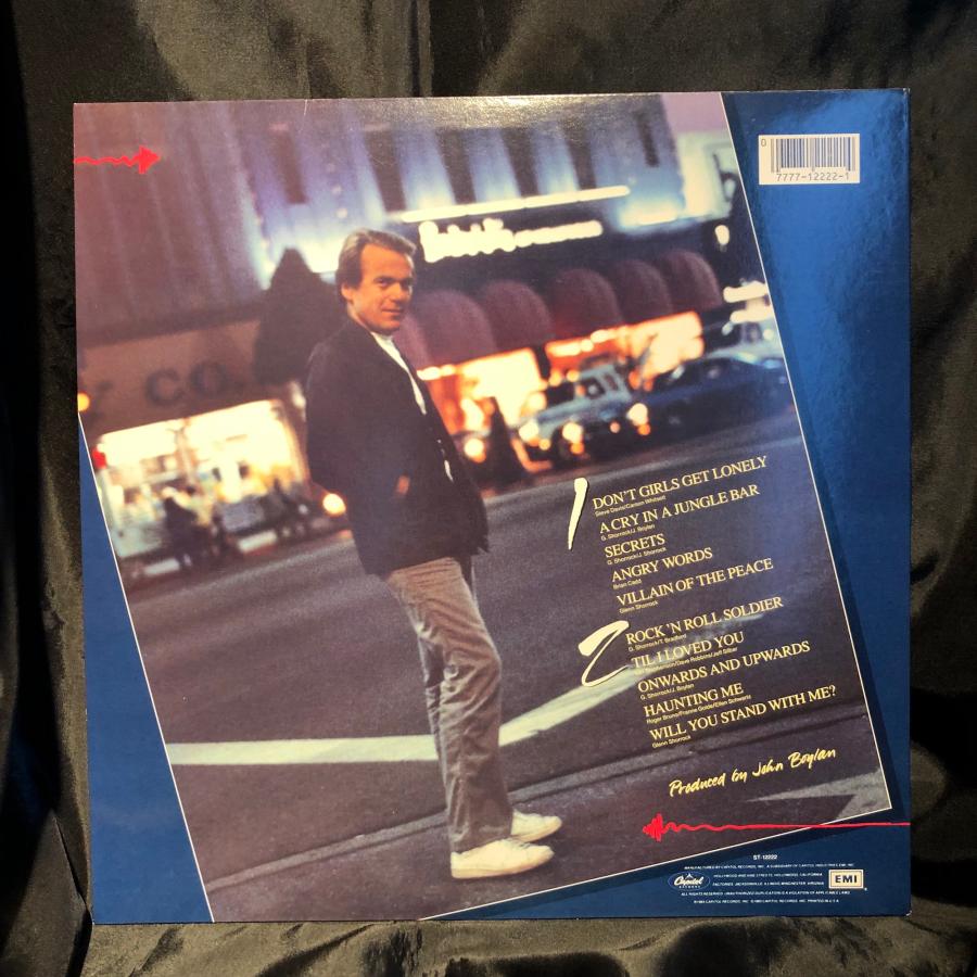 Glenn Shorrock / Villain Of The Peace LP Capitol Records : tatsuda