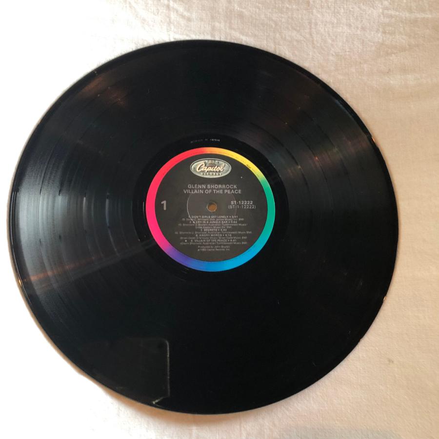 Glenn Shorrock / Villain Of The Peace LP Capitol Records : tatsuda