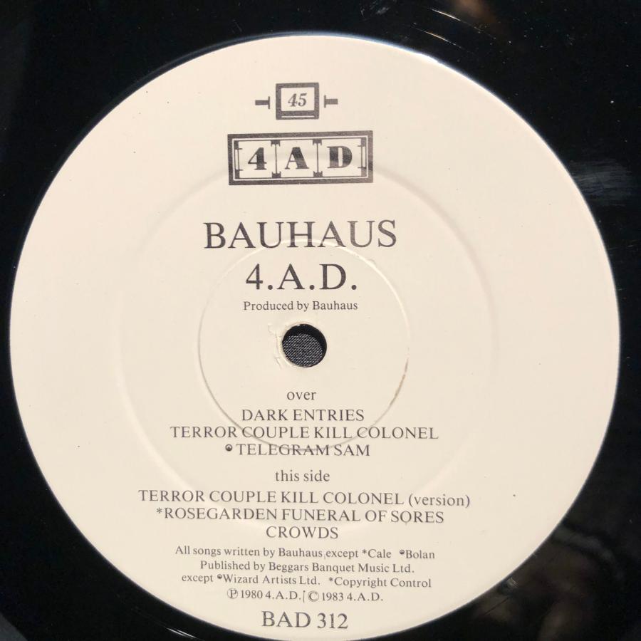 Bauhaus / 4.A.D. LP 4AD : tatsuda records - 通販 - Yahoo!ショッピング