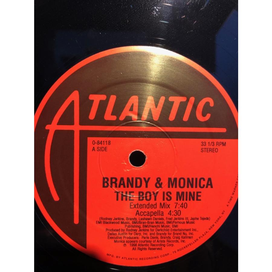 BRANDY &MONICA /THE BOY IS MINE LP ATLANTIC : tatsuda records