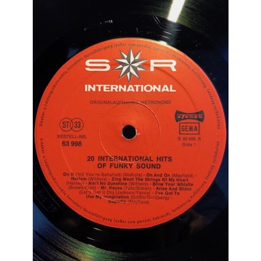 20 INTERNATIONAL HITS OF FUNKY~SOUND LP :Z-809:tatsuda records - 通販 ...