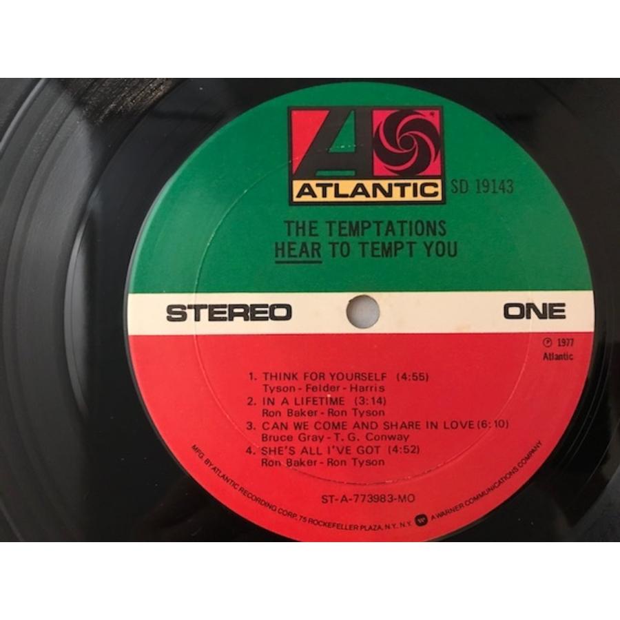 THE TEMPTATIONS / HEAR TO TEMPT YOU LP ATLANTIC : tatsuda records