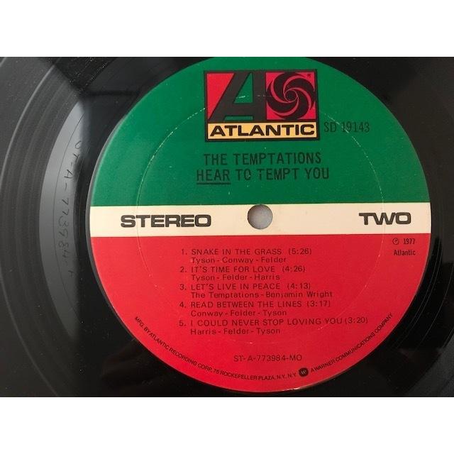 THE TEMPTATIONS / HEAR TO TEMPT YOU LP ATLANTIC : tatsuda records
