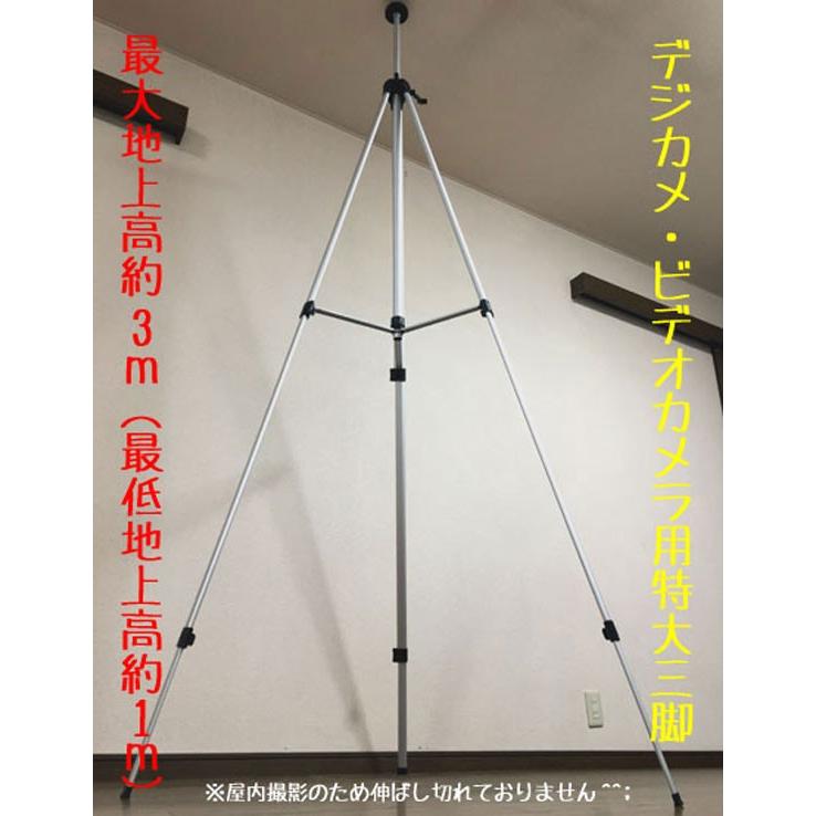 訳アリ】デジカメ・ビデオカメラ用特大三脚（3m）：1台 : TATSUTAYA