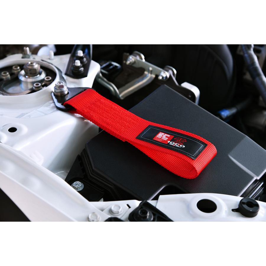 ZERO-1000 トーイングストラップ 汎用 704-TS021 牽引ベルト レッド or