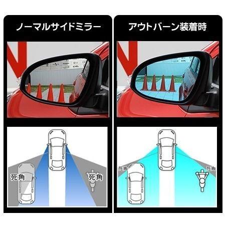 AUTBAHN/アウトバーントヨタ ウィッシュ E10系 2003.01〜2009.03  広角ドアミラーレンズ 左右1セット｜tatsuyasp｜05