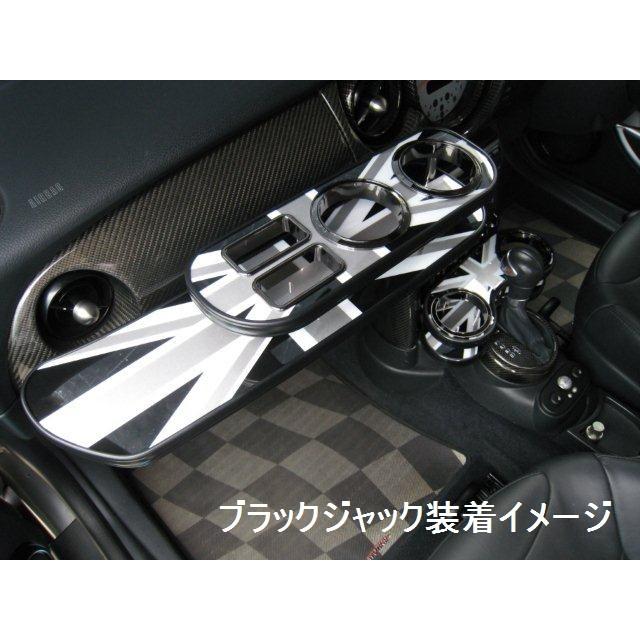 ミニ/MINI　フロントナビテーブル BUSSELL MINI専用フロントナビテーブル レザーブラック BMW ミニ（R50