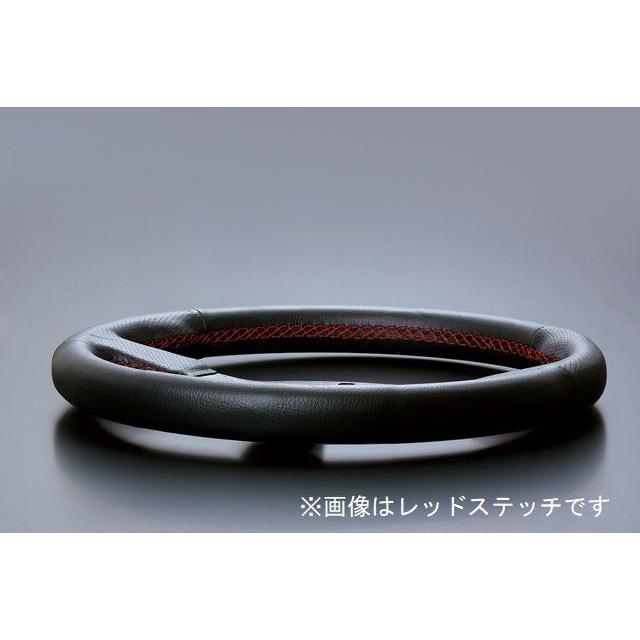 D1SPEC ステアリング フラットR 35パイ ブラックスポーク/ブラック