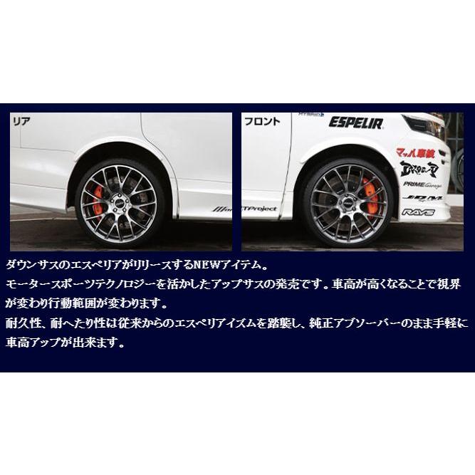 ESPELIR ホンダ フリード クロスター GB6 4WD クロスター L15B R1/10〜 H-9088 エスペリア スーパーアップサス １台分セットの画像