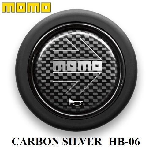 MOMO ホーンボタン HB-06 CARBON SILVER（カーボン シルバー