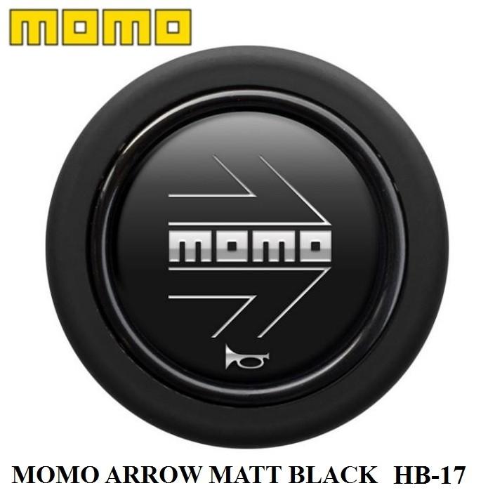 MOMO ホーンボタン HB-17 ARROW MATT BLACK（モモアローマットブラック