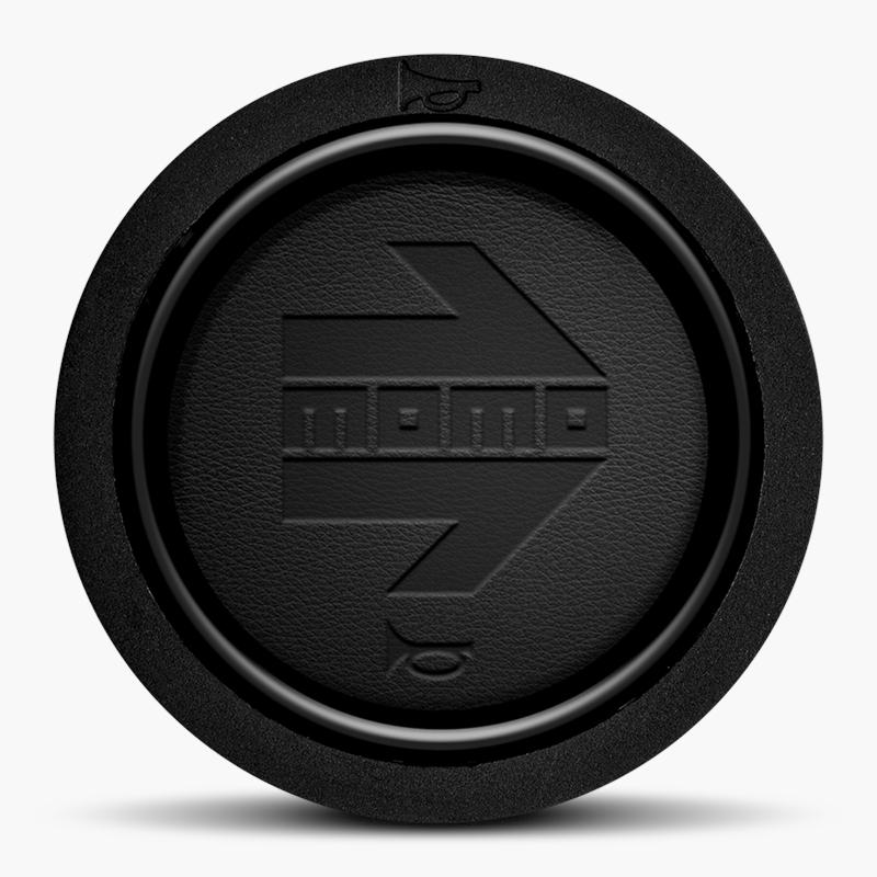 MOMO ホーンボタン HBR-06 ARROW BLACK LEATHER（モモアロー ブラック