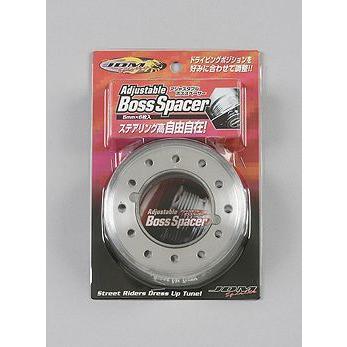 JDM アジャスタブルボススペーサー シルバー : TATSUYAヤフーショップ