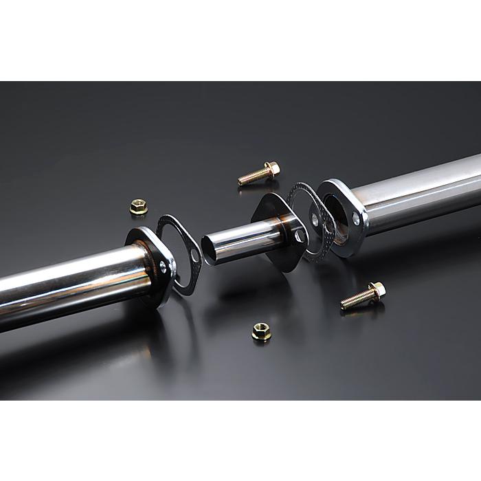 JDM ステンレス フランジサイレンサー 汎用 70〜80パイ : TATSUYA