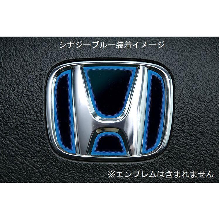 ホンダ CR-Z ZF1 JDM ヒートカラーデコシート ステアリングエンブレム