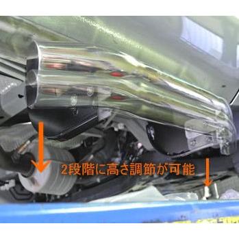 MADLYS デリカD5 サイドステップ TYPE-2 1台分セット マットブラック D