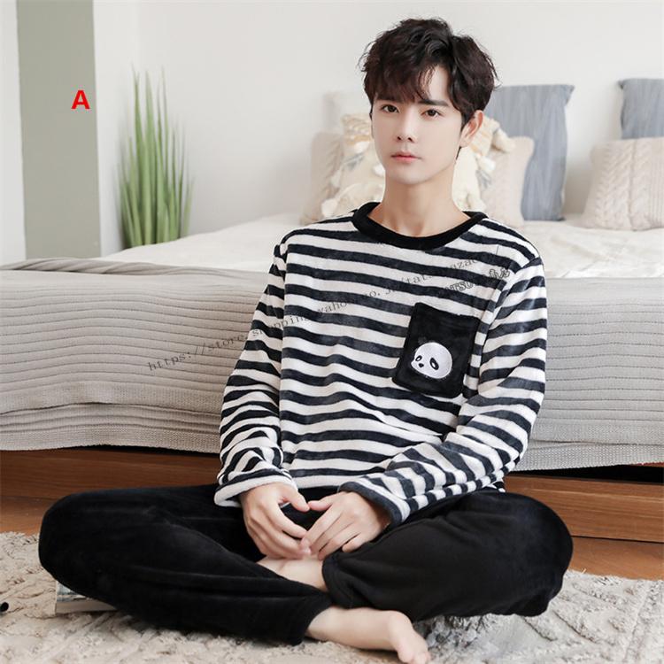 ルームウェア パジャマ メンズ 冬用 長袖 上下セット 暖かい あったか 冬 男性 部屋着 寝間着 ふわふわ もこもこ セットアップ 祝開店 大放出セール開催中