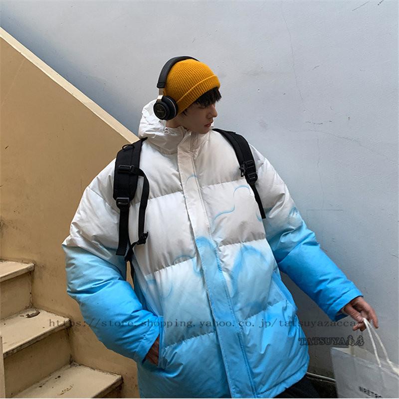 格安 中綿ジャケット メンズ ジャケット 厚手 ダウンコート コーチジャケット アウター 男性 秋冬 防寒 防風 紳士用 ダウンジャケット グラデーション 日本製 Turningheadskennel Com