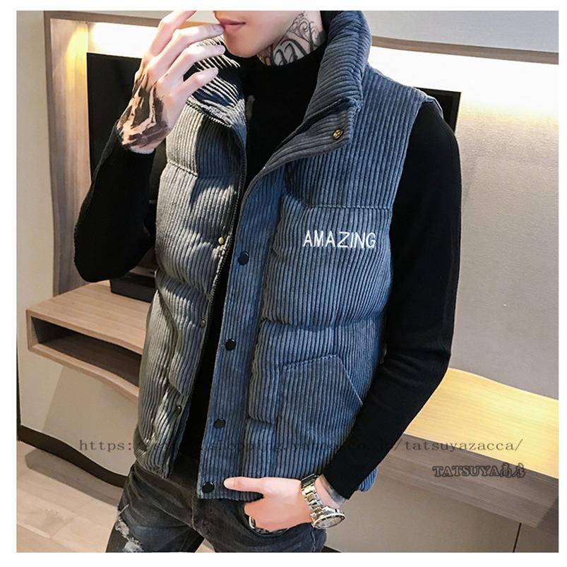 コーデュロイ ベスト メンズ 中綿ベスト 厚手 チョッキ ダウンベスト アウター 秋冬 メンズベスト スナップボタン 21litmmj0018 Tatsuya商店 通販 Yahoo ショッピング