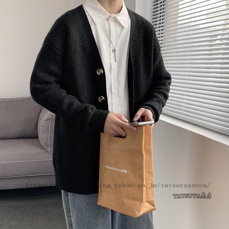 カーディガン メンズ ニットジャケット ニットカーディガン アウター ニット 秋冬 メンズファッション厚手 学生 ビジネス 無地 大きいサイズ おしゃれ 21litwym0049 Tatsuya商店 通販 Yahoo ショッピング