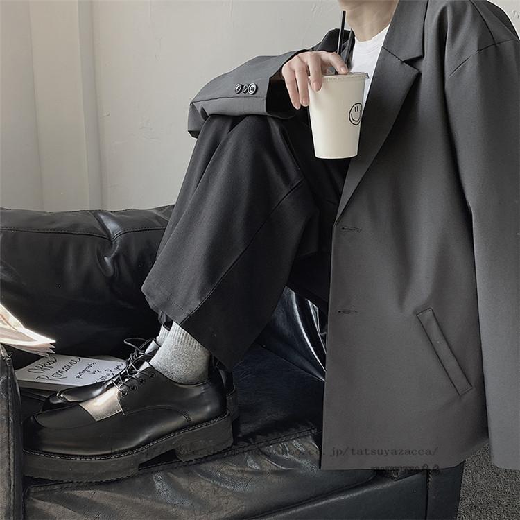 新作 メンズ ブレザー テーラードジャケット 無地 ジャケット アウター カジュアルスーツ 通学通勤 学院風 おしゃれ 高校生 かっこいい代 30代 40代 注文割引