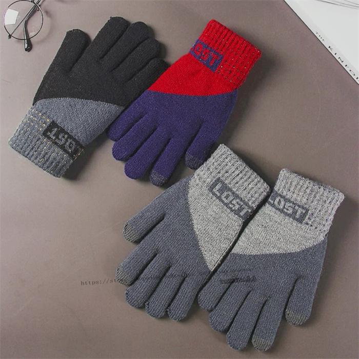 手袋 スマホ対応 メンズ スマホ手袋 暖かい モコモコ あったか手袋 プレゼント 秋冬 Capacitaucen Cl