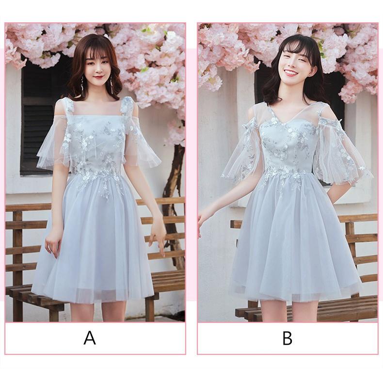 ブライズメイドドレス 花嫁 ミニドレス 結婚式 二次会 ドレス パーティードレス 花嫁の介添えドレス 演奏会ドレス 発表会 女子会 食事会 ウェディング 即納
