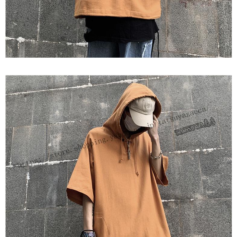 パーカー メンズ 夏パーカー 半袖 おしゃれ カジュアル フード付き パーカ 夏用 薄手 メンズファッション Xq Tatsuya商店 通販 Yahoo ショッピング