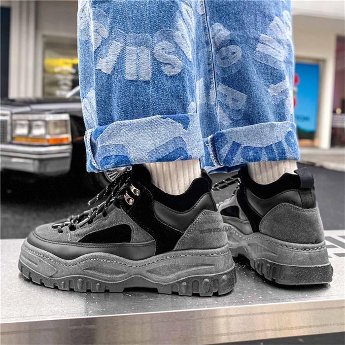 スニーカー メンズカジュアルシューズ 靴 ウォーキングシューズ くつ スポーツ 運動 おしゃれ シンプル 通気性 厚底 軽量 疲れない 春秋冬 韓国風 Xq Tatsuya商店 通販 Yahoo ショッピング