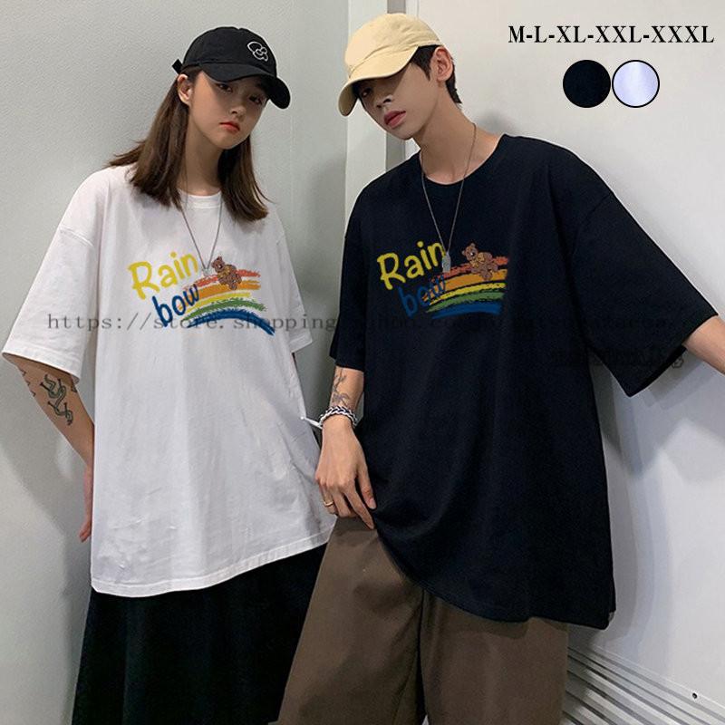 Tシャツ メンズ レディース 半袖 春夏新作品 ゆるい トップス 韓国ファッション 原宿系 Bf風 ヒップホップ ダンス ストリート風 カジュアル カップル服 Zk22ql0005 Tatsuya商店 通販 Yahoo ショッピング