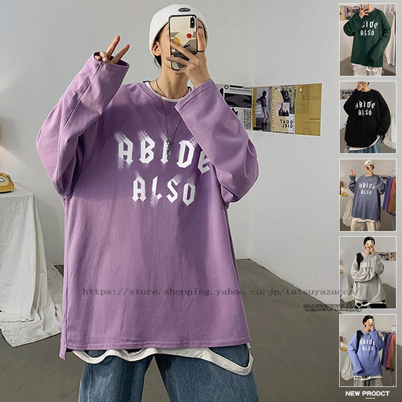 長袖ｔシャツ カッコイイ オシャレ メンズ レディース ユニセックス カップル タイダイtシャツ 英字柄 6カラー トップス 代 30代 ファッション 春夏新作 超歓迎された