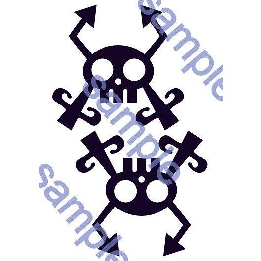 ONE PIECE (ワンピース） エンポリオ・イワンコフ コスプレ用タトゥー