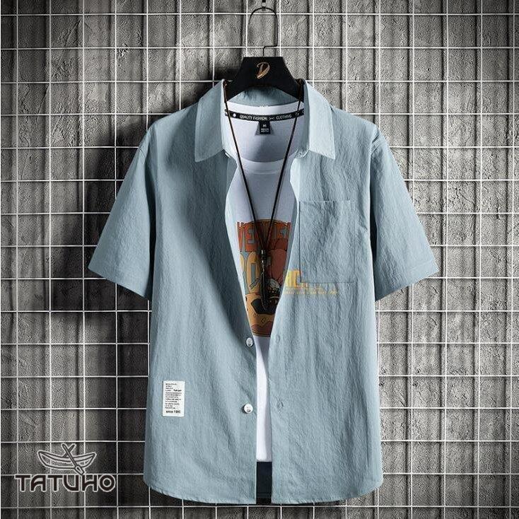 人気の製品 シャツ メンズ 半袖シャツ 半袖 プレゼント 開襟シャツ カジュアルシャツ トップス 夏新作 紳士服 夏用 父の日 白シャツ 薄手 おしゃれ メンズファッション 通勤