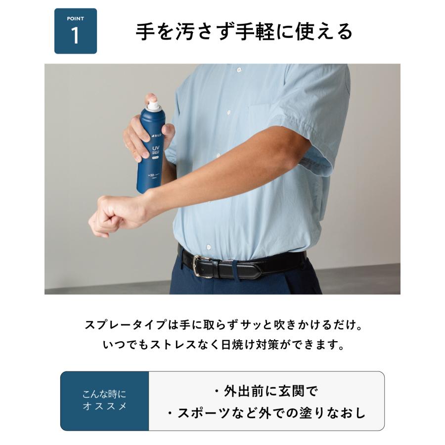 日焼け止め UVスプレー 2種セット メンズ 大容量 SPF50+ PA++++