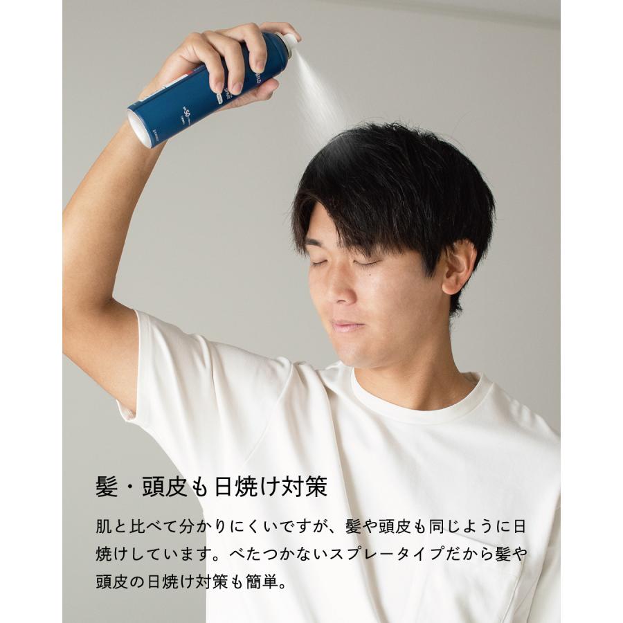 日焼け止め UVスプレー 10本セット メンズ コンパクト 持ち運び SPF50+