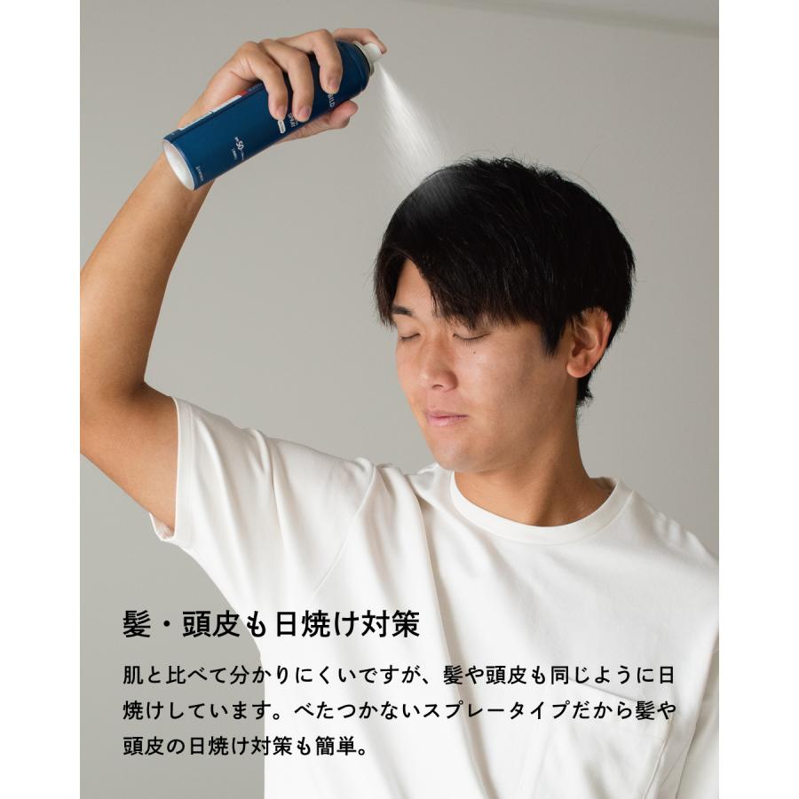 日焼け止め UVスプレー 3本セット メンズ コンパクト 持ち運び SPF50+