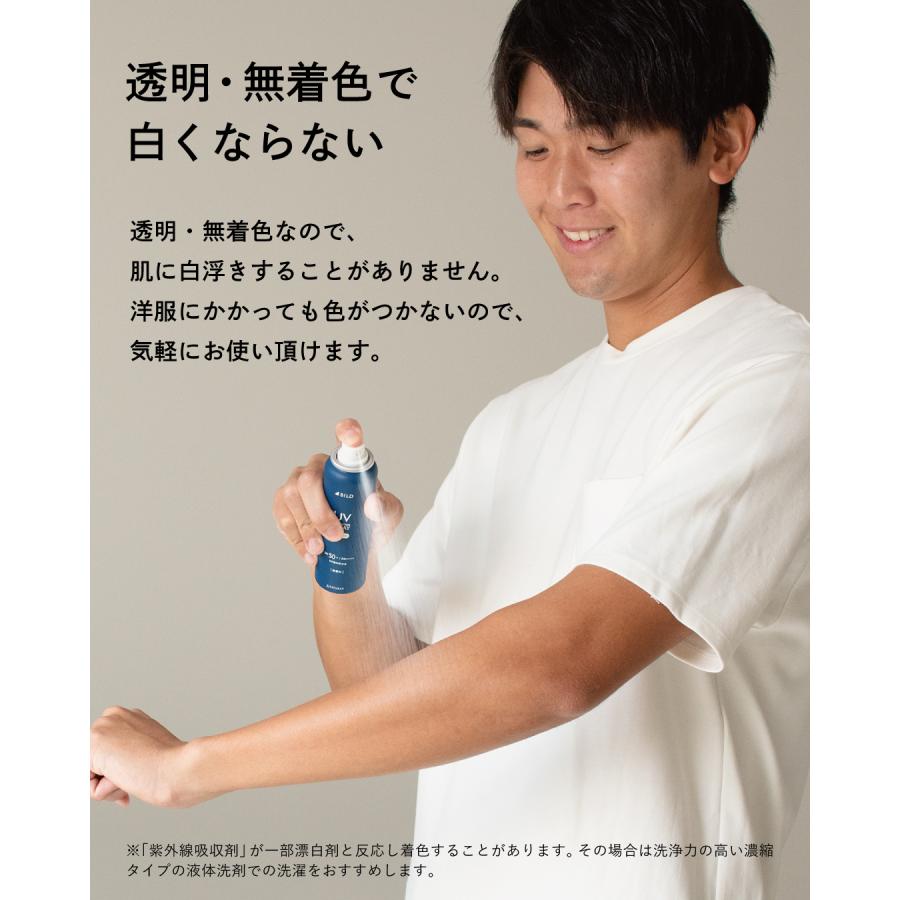 日焼け止め UVスプレー 3本セット メンズ コンパクト 持ち運び SPF50+