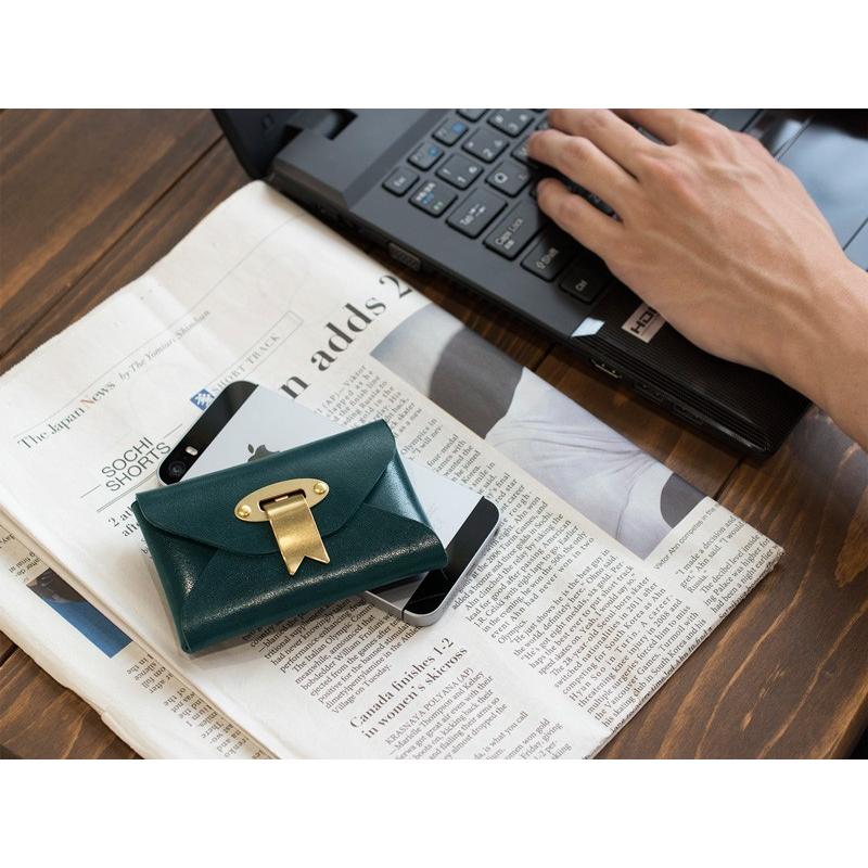 名刺入れ 本革 × 真鍮 カードケース 日本製 / clife greet 新生活