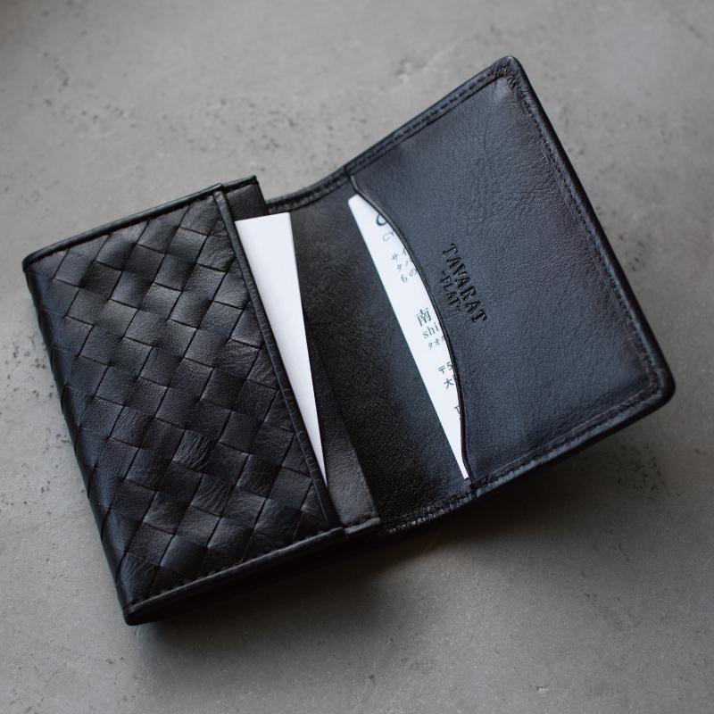 ブラック レザー 名刺入れ 名刺入れ メンズ 本革 牛革 レザー ブランド 人気 ファッション