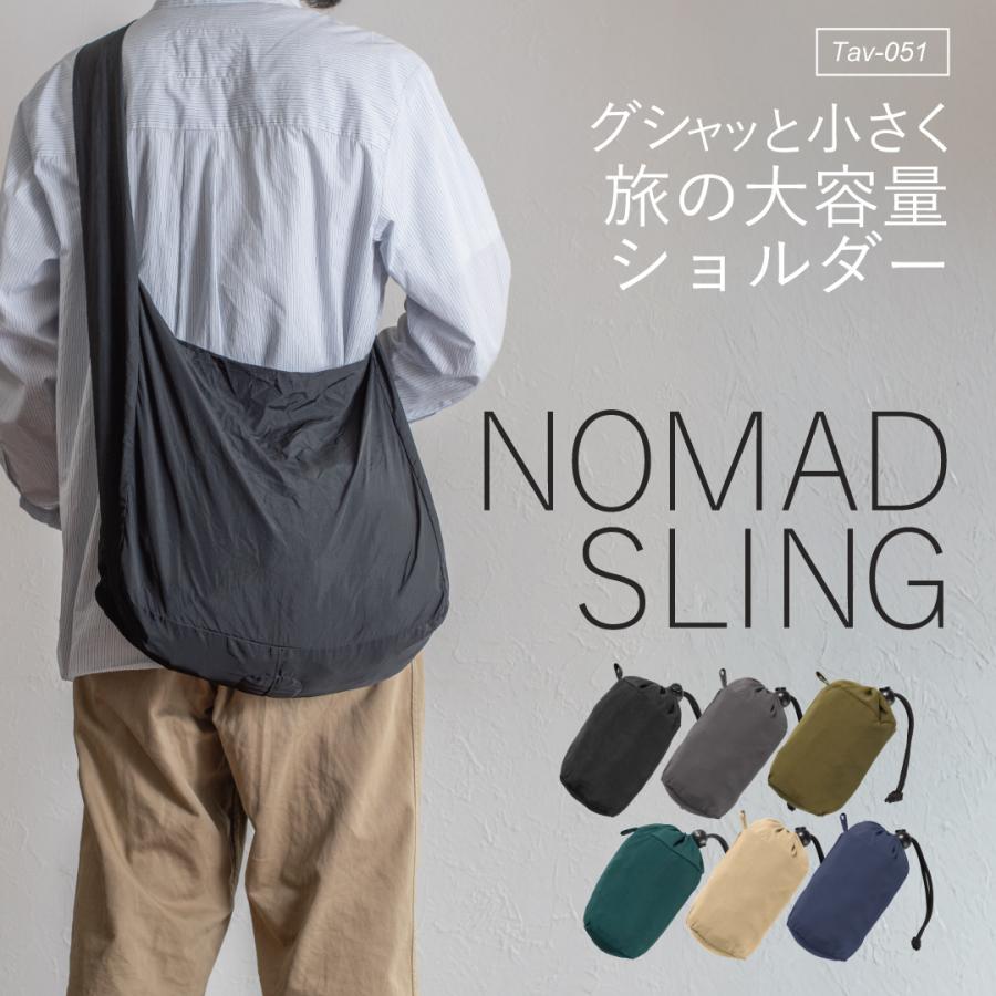 ショルダーバック 折り畳み エコバッグ メンズ ノマドスリング サブ