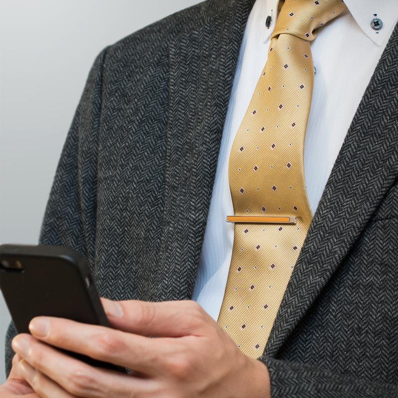 ネクタイピン セット 10本 タイピン タイバー 日本製 本革 新生活 Tps